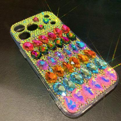 Handmade Luxury Bling Colorful Crystals iPhone Samsung Case