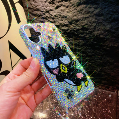 Handmade Gorgeous Bling Rhinestone Cute Badtz-Maru Case For iPhone