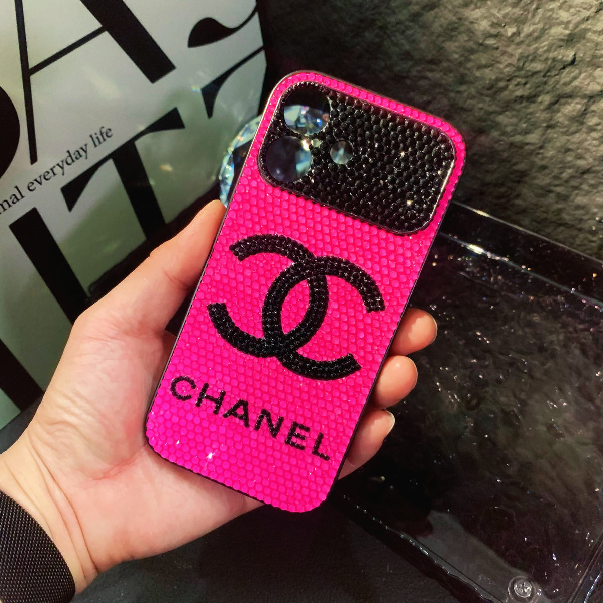 Funda de AirPods de Cristal Bling de Lujo Hecha a Mano para AirPods Pro 2 3 4