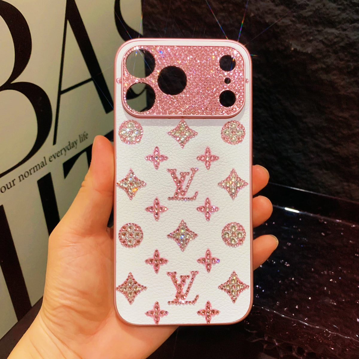 Handmade iPhone Case Bling Rhinestone Premium Minimalism