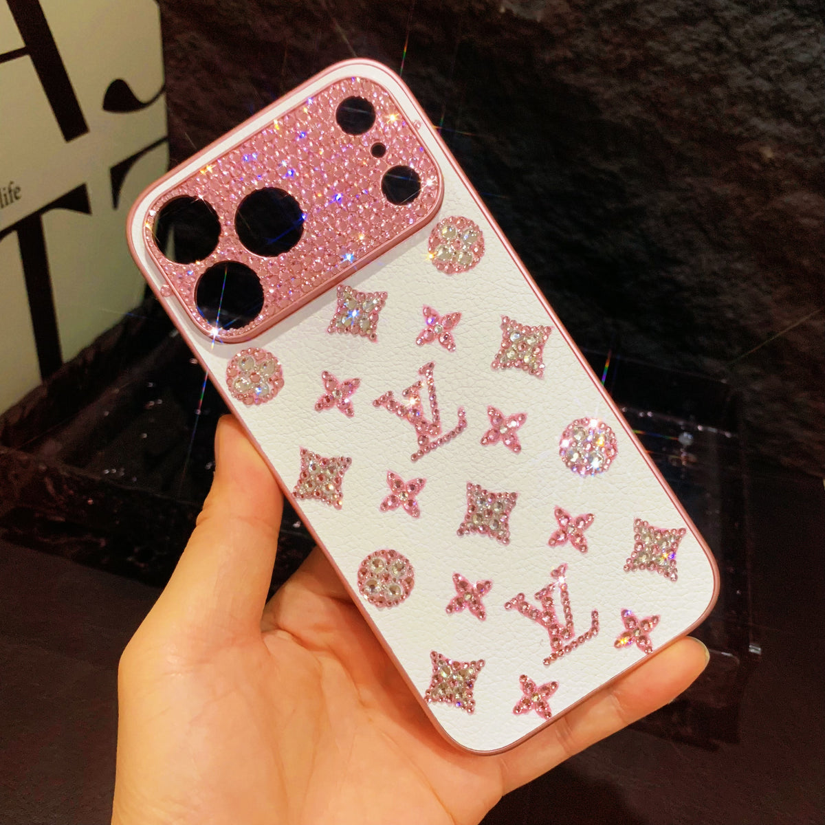 Handmade iPhone Case Bling Rhinestone Premium Minimalism
