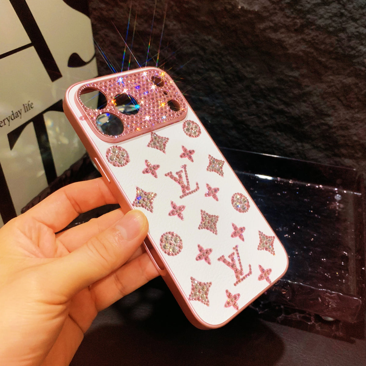 Handmade iPhone Case Bling Rhinestone Premium Minimalism