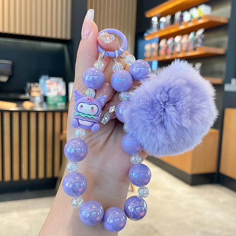 Hello Kitty and Friends Beaded Charm Phone Wrist Strap