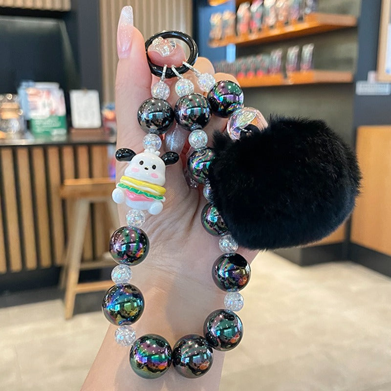 Hello Kitty and Friends Beaded Charm Phone Wrist Strap