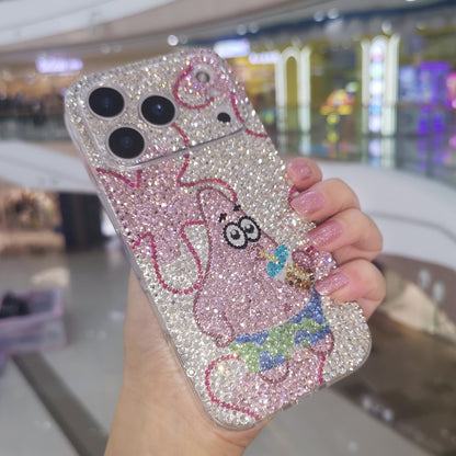 Patrick Star Gorgeous Bling Rhinestone For iPhone Case