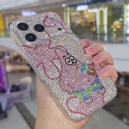 Patrick Star Gorgeous Bling Rhinestone For iPhone Case