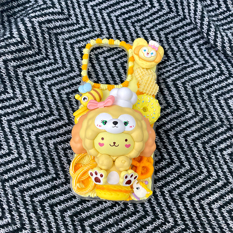 Sanrio Decoden Cream Glue Case For iPhone Case