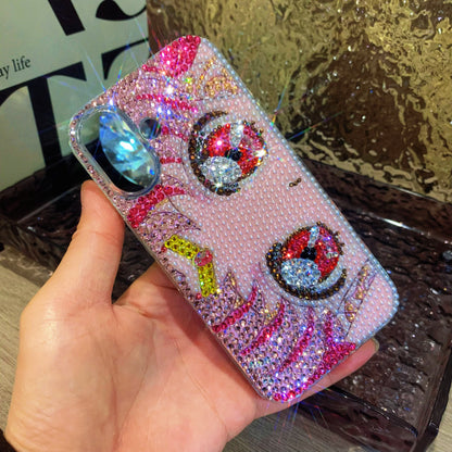 Handmade iPhone Case Luxury Bling Rhinestone Beautiful Sailor Moon Case
