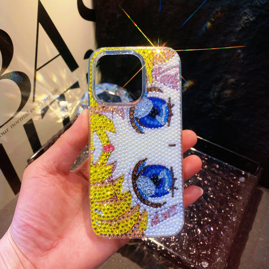 Handmade iPhone Case Luxury Bling Rhinestone Beautiful Sailor Moon Case