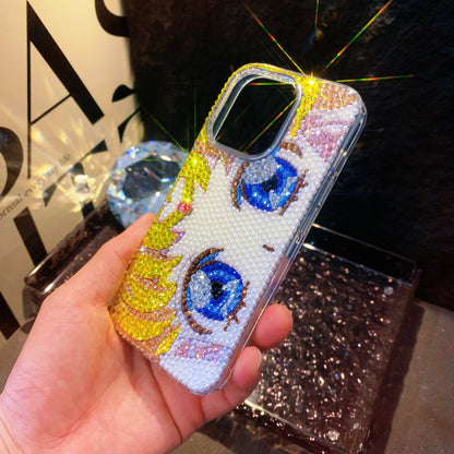 Handmade iPhone Case Luxury Bling Rhinestone Beautiful Sailor Moon Case