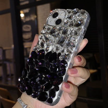 Handmade iPhone Case Luxury Bling Rhinestone Crystal Gem Back Case