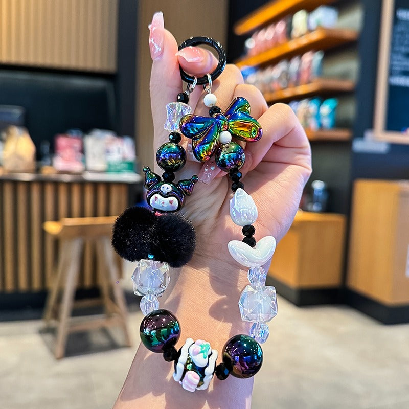 Hello Kitty and Friends Beaded Charm Phone Wrist Strap