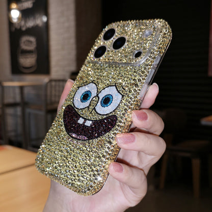 SpongeBob SquarePants Bling Yellow Rhinestone For iPhone Case