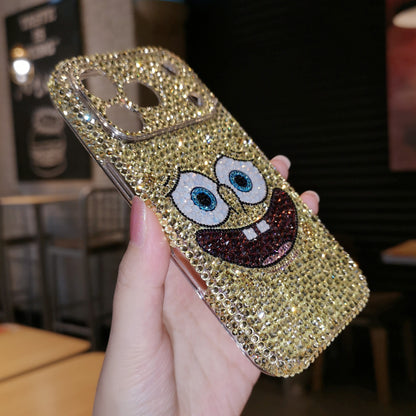 SpongeBob SquarePants Bling Yellow Rhinestone For iPhone Case
