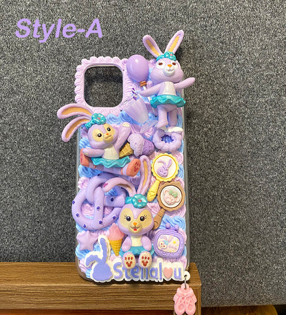 StellaLou Decoden Cream Glue Case For iPhone Case