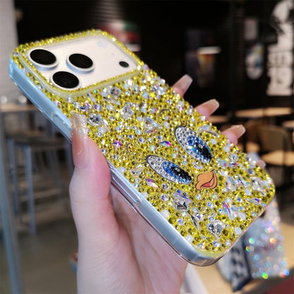 Handmade Bling Rhinestone Yellow Tweety iPhone Case