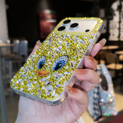 Handmade Bling Rhinestone Yellow Tweety iPhone Case