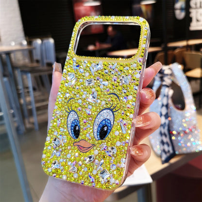 Handmade Bling Rhinestone Yellow Tweety iPhone Case
