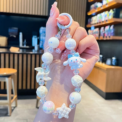 Hello Kitty and Friends Beaded Charm Phone Wrist Strap