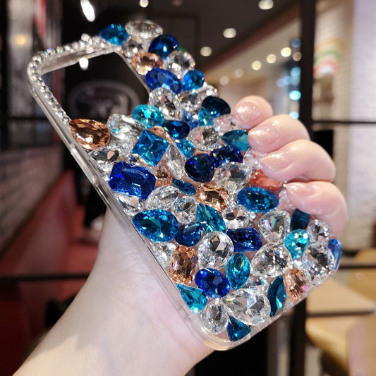 Gorgeous Large Gemstone with Rhinestone For iPhone Case