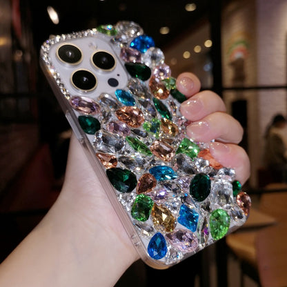 Gorgeous Large Gemstone with Rhinestone For iPhone Case