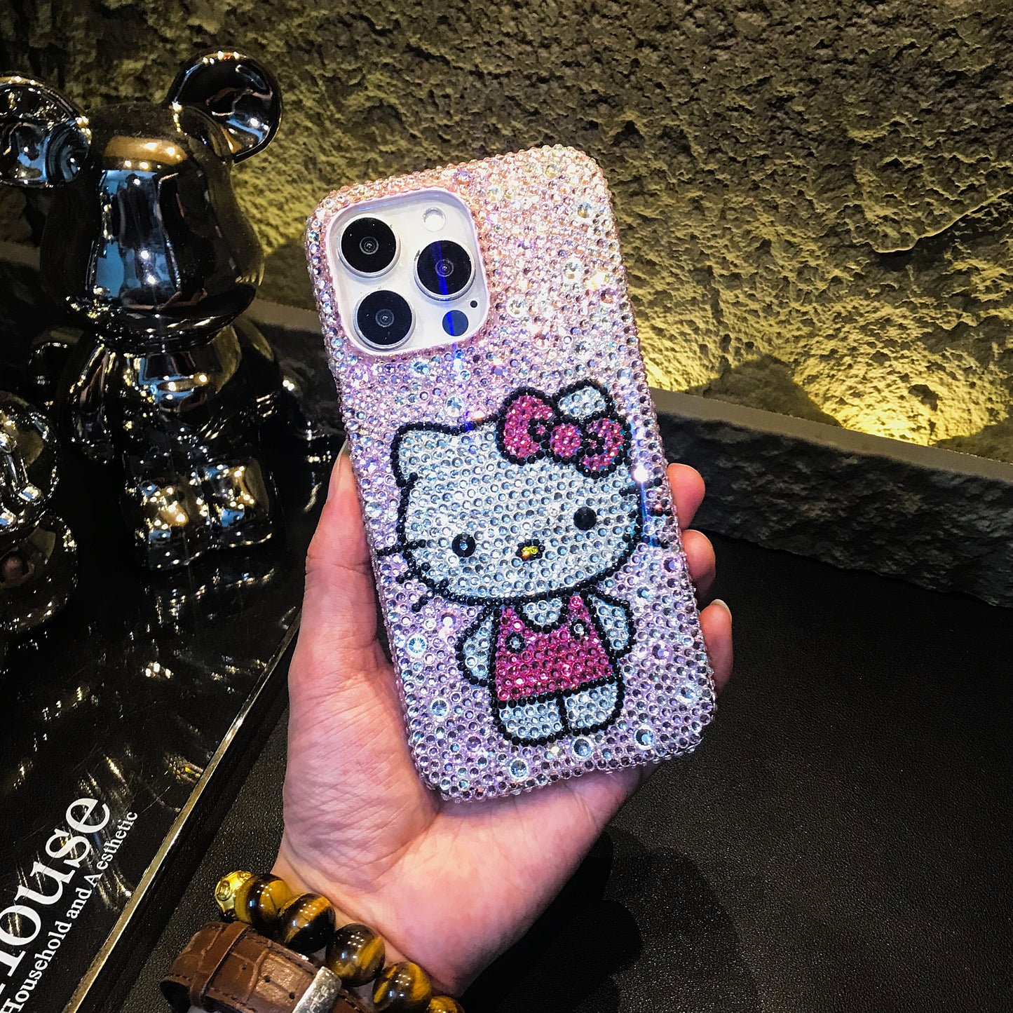 Hello Kitty Gorgeous Bling Bling Crystal For iPhone Case