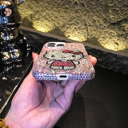 Hello Kitty Gorgeous Bling Bling Crystal For iPhone Case