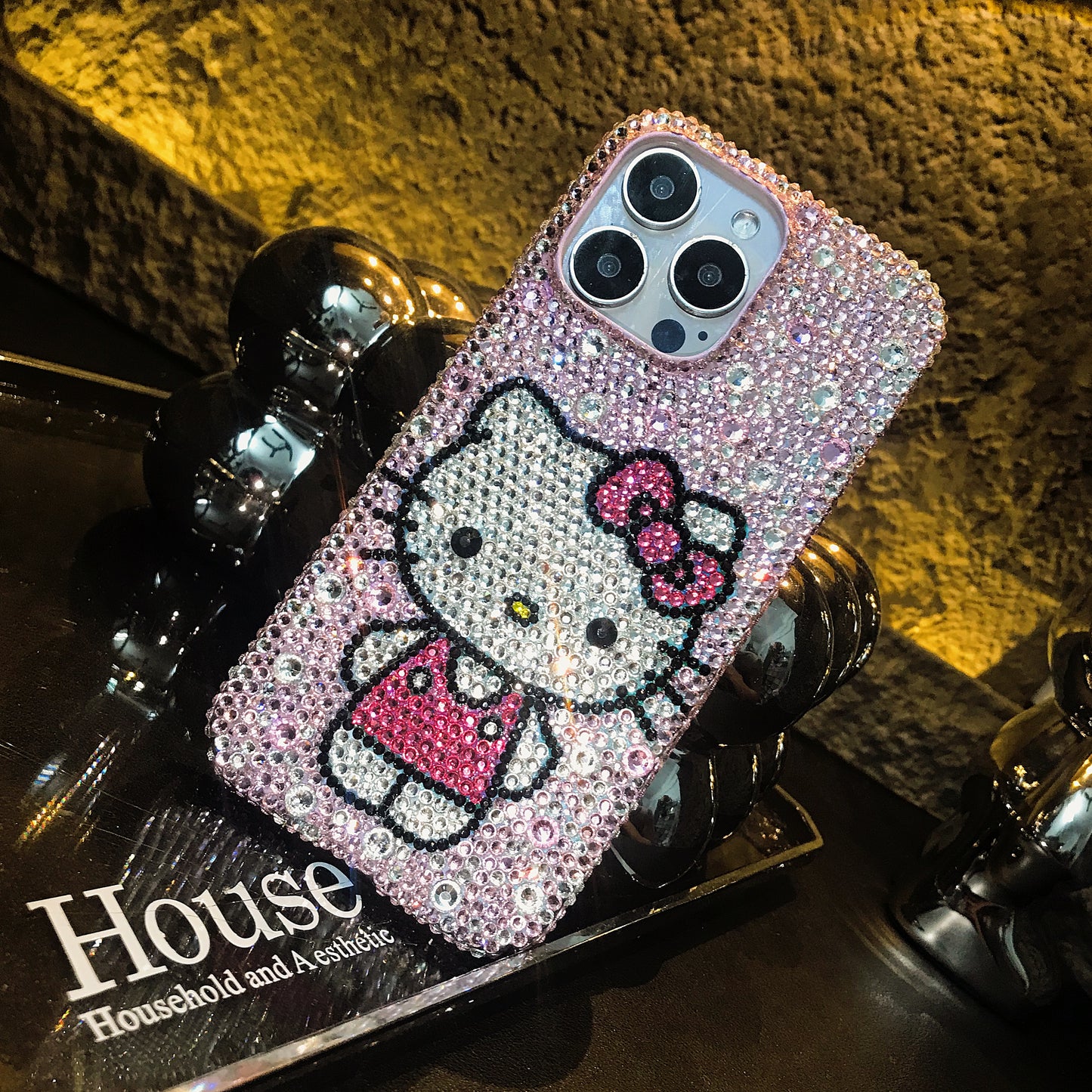 Hello Kitty Gorgeous Bling Bling Crystal For iPhone Case