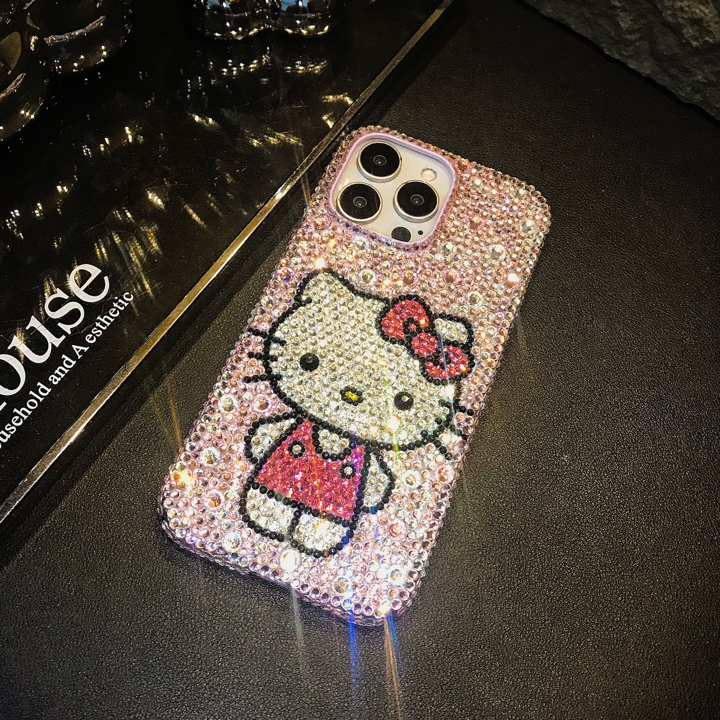 Hello Kitty Gorgeous Bling Bling Crystal For iPhone Case