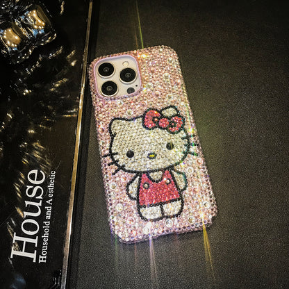 Hello Kitty Gorgeous Bling Bling Crystal For iPhone Case