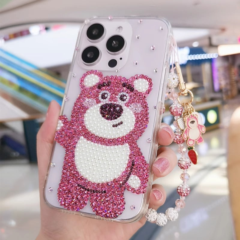 Lotso Bear Gorgeous Bling Crystal For iPhone Case