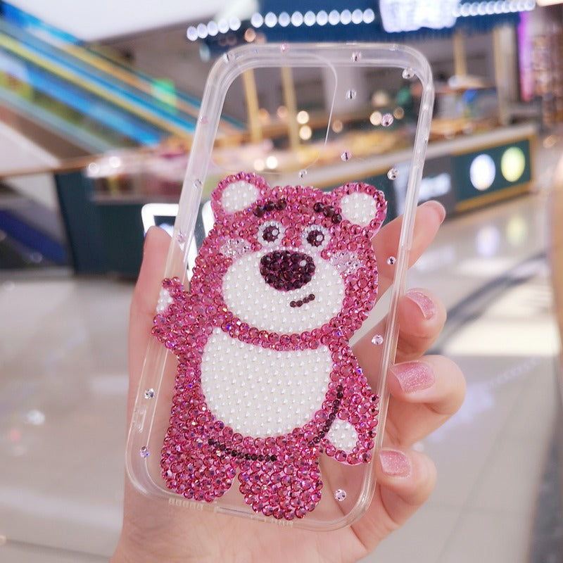 Lotso Bear Gorgeous Bling Crystal For iPhone Case