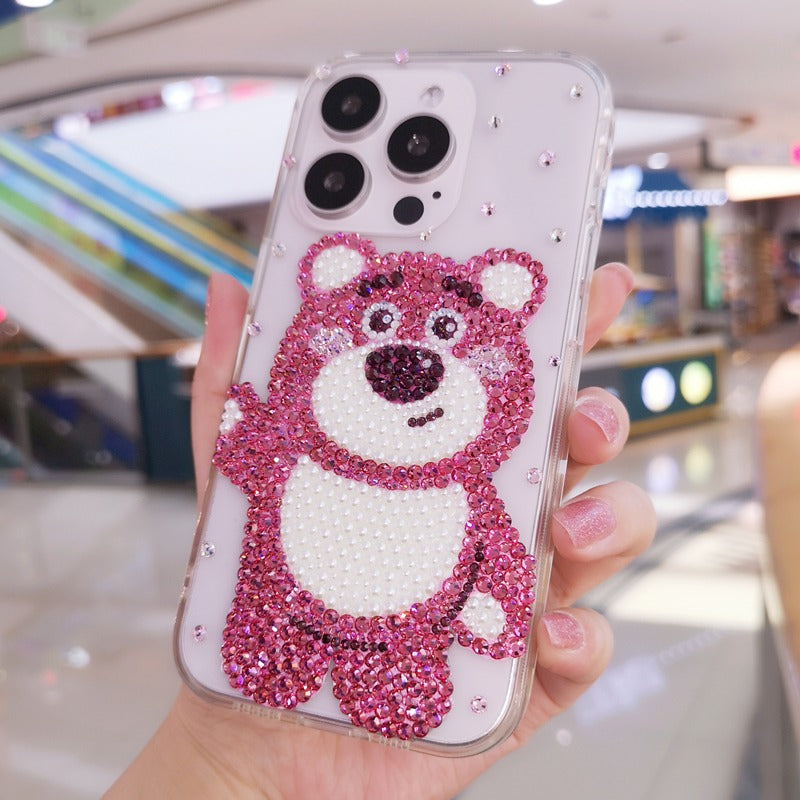 Lotso Bear Gorgeous Bling Crystal For iPhone Case