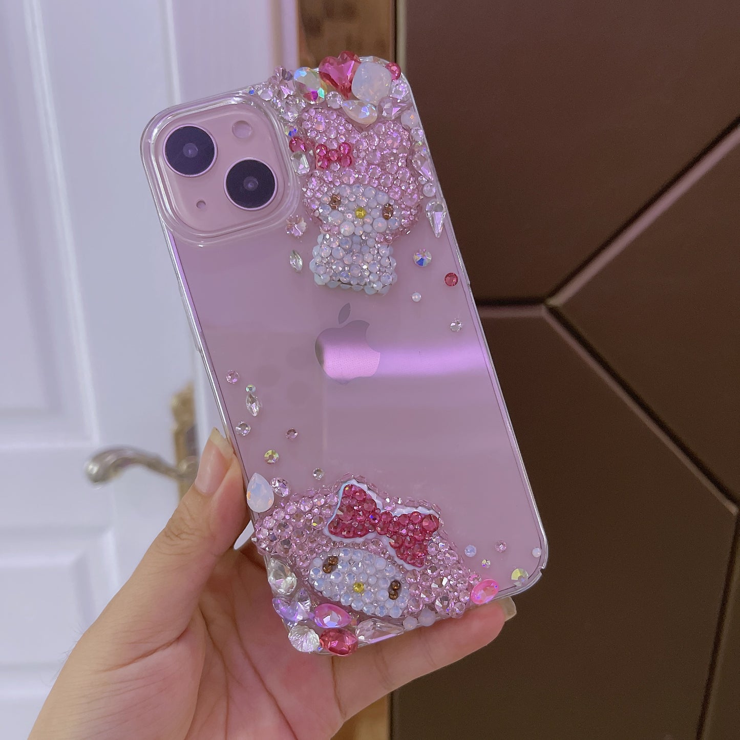 Handmade iPhone Samsung Case Minimalism Rhinestone My Melody Case
