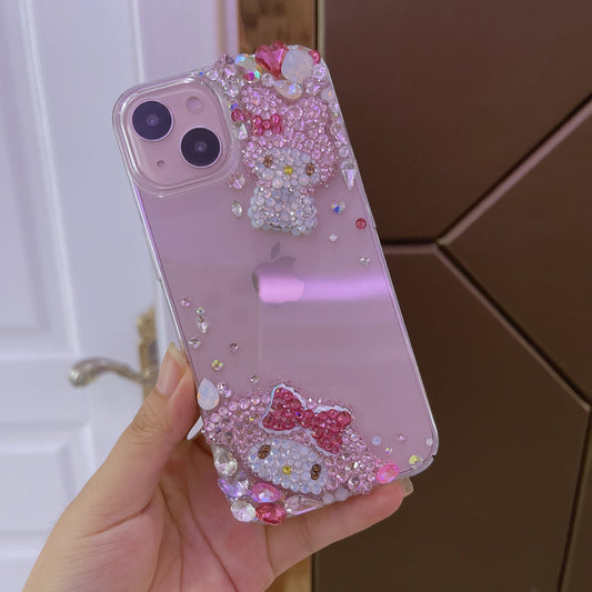 Handmade iPhone Samsung Case Minimalism Rhinestone My Melody Case