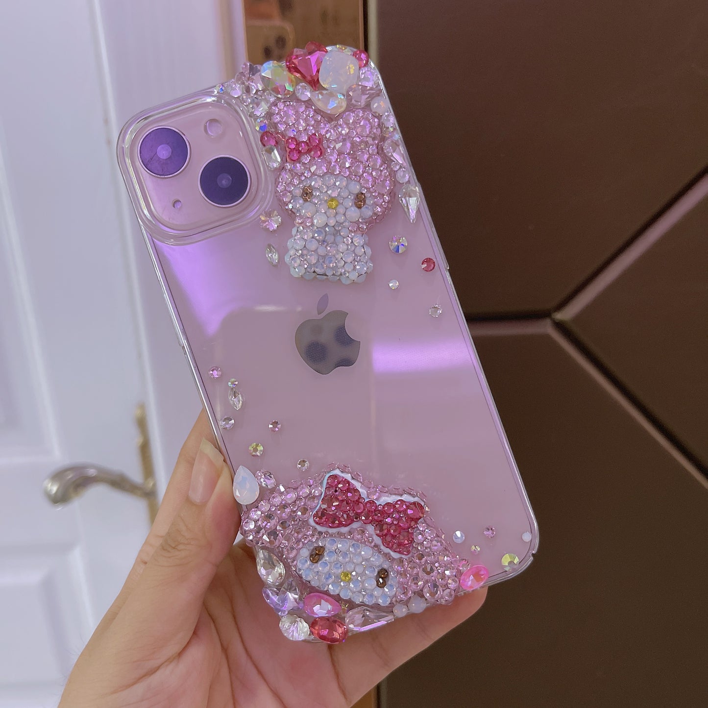 Handmade iPhone Samsung Case Minimalism Rhinestone My Melody Case