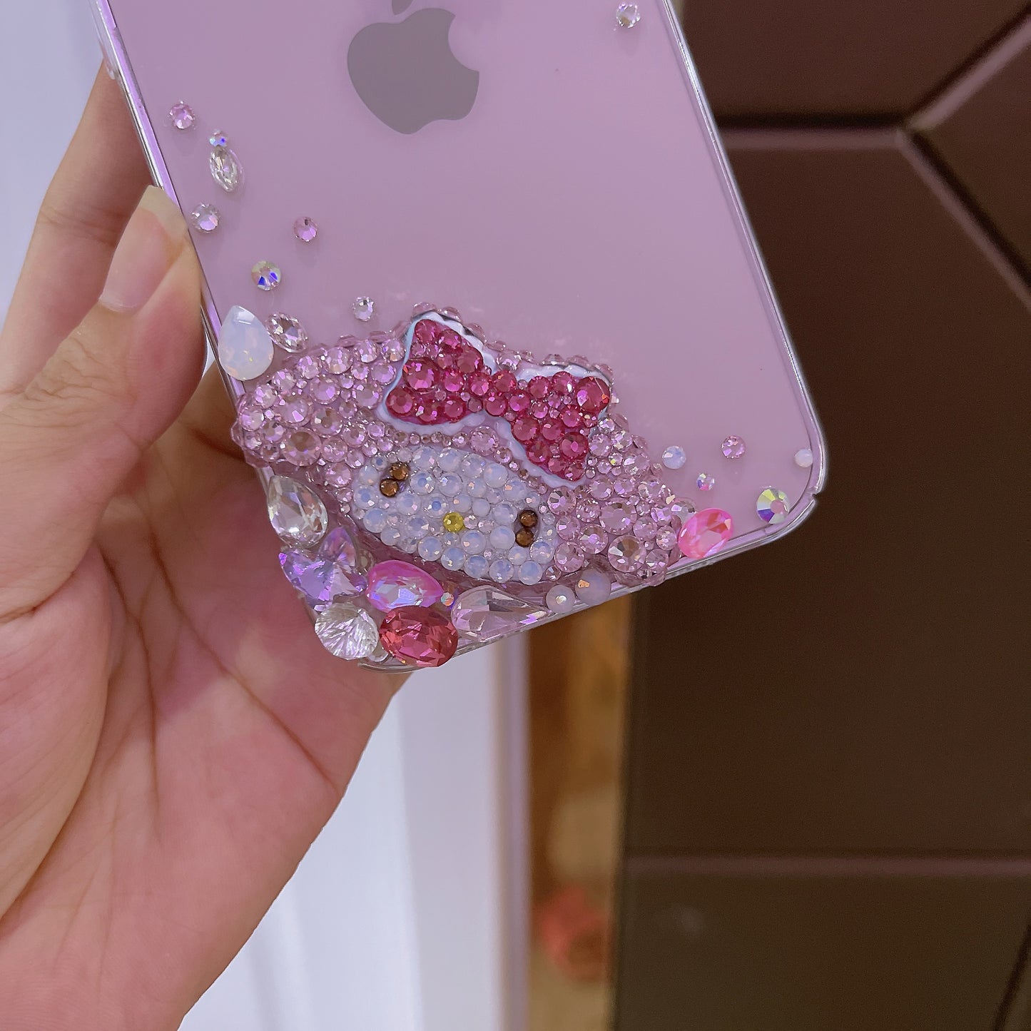 Handmade iPhone Samsung Case Minimalism Rhinestone My Melody Case