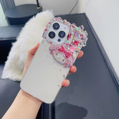 Handmade Minimalism Rhinestone My Melody For iPhone Samsung Case