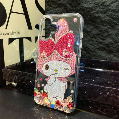 My Melody Gorgeous Bling Rhinestone with Crystal For iPhone Case