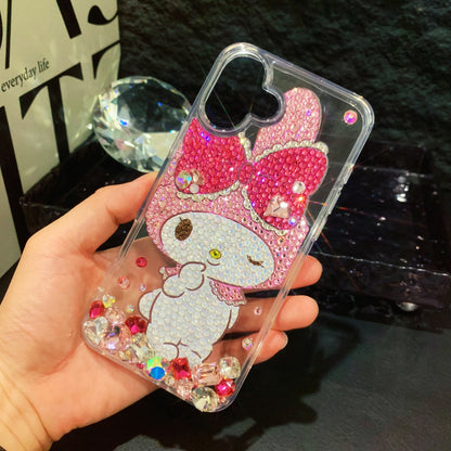 My Melody Gorgeous Bling Rhinestone with Crystal For iPhone Case