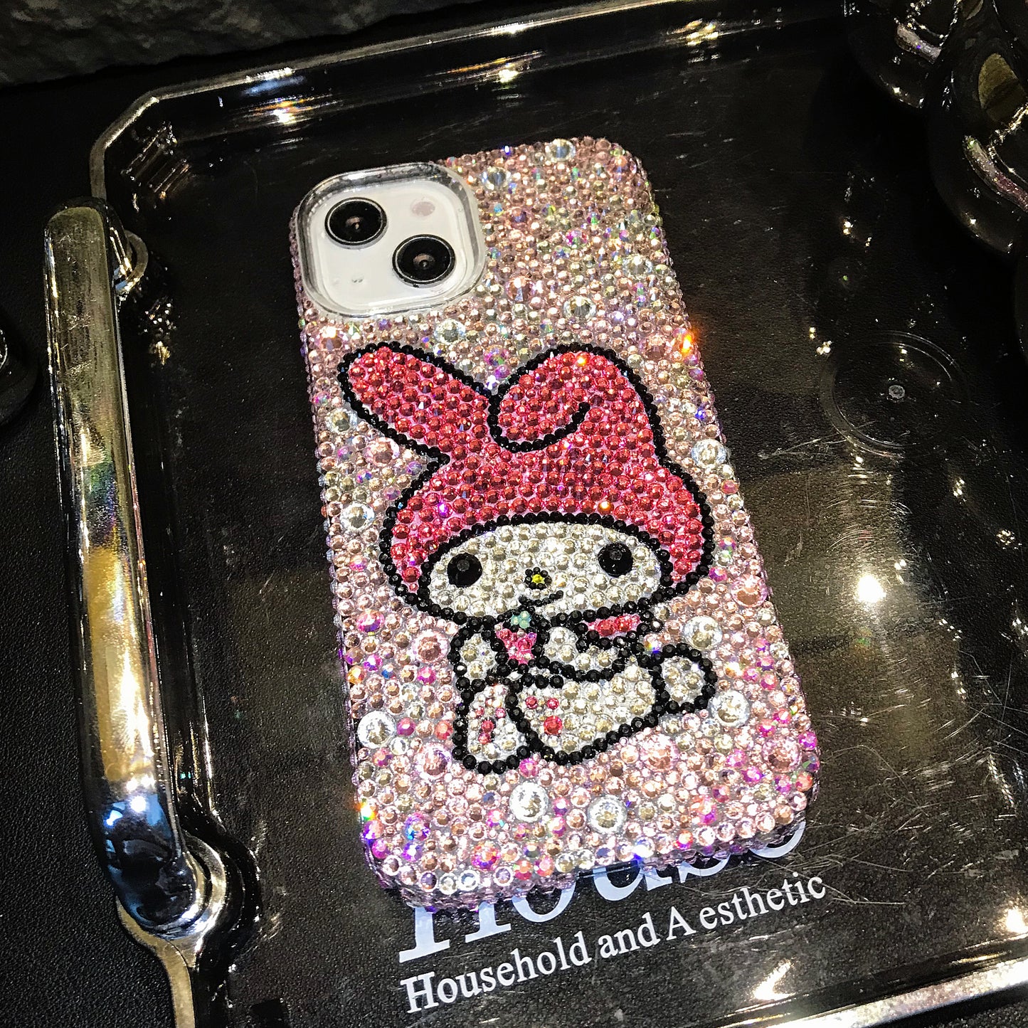 My Melody Gorgeous Bling Crystal For iPhone Case