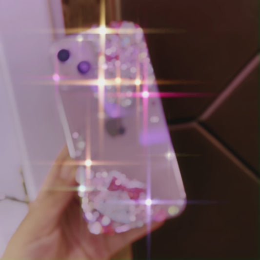 Funda para iPhone Samsung hecha a mano, minimalista, con diamantes de imitación, diseño de My Melody