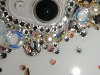 Handgemachte iPhone Hülle Luxus Bling Strass Minimalistische Rückenhülle