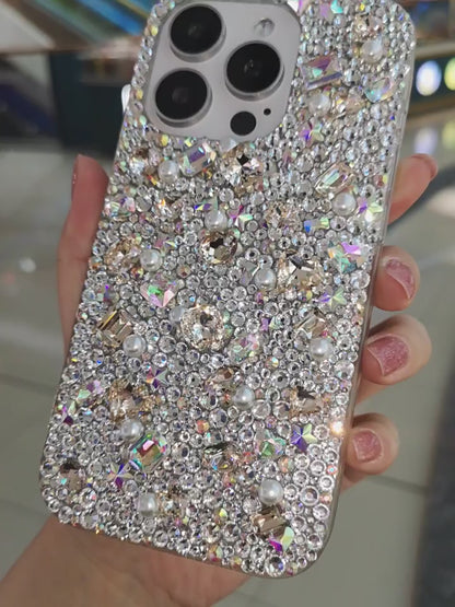 Gorgeous Bling Crystal with Mix Rhinestones For iPhone Case