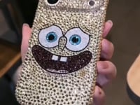 SpongeBob SquarePants Bling Yellow Rhinestone For iPhone Case