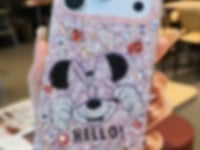 Handmade Rhinestone Pink Minnie iPhone Case Bling Crystal Cover