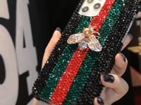 Handmade iPhone Case Luxury Bling Rhinestone Bee