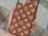 Handmade Gorgeous Bling Rhinestone Monogram Pattern for iPhone Case