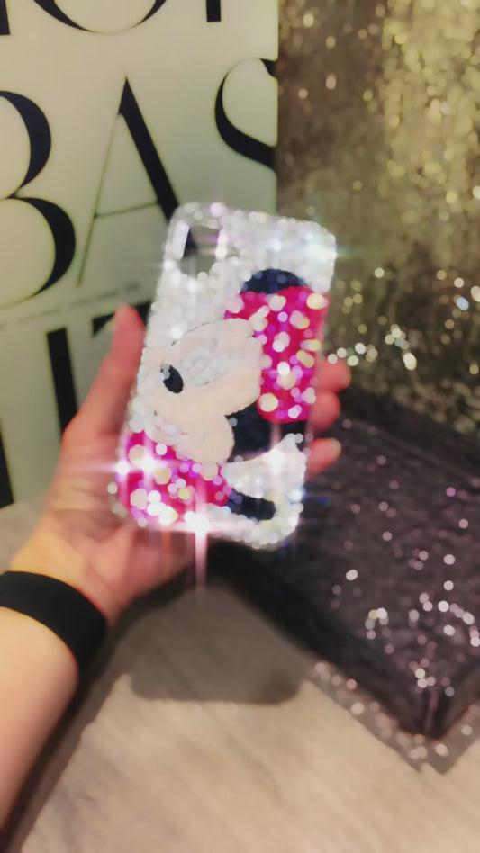 Handmade iPhone Case Luxury Bling Rhinestone Cute Minnie