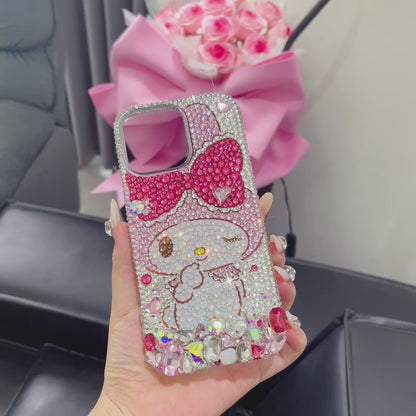 My Melody Gorgeous Bling Rhinestone with Gem For iPhone Case